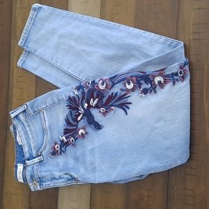 Jessica Simpson embroidered jeans size 12